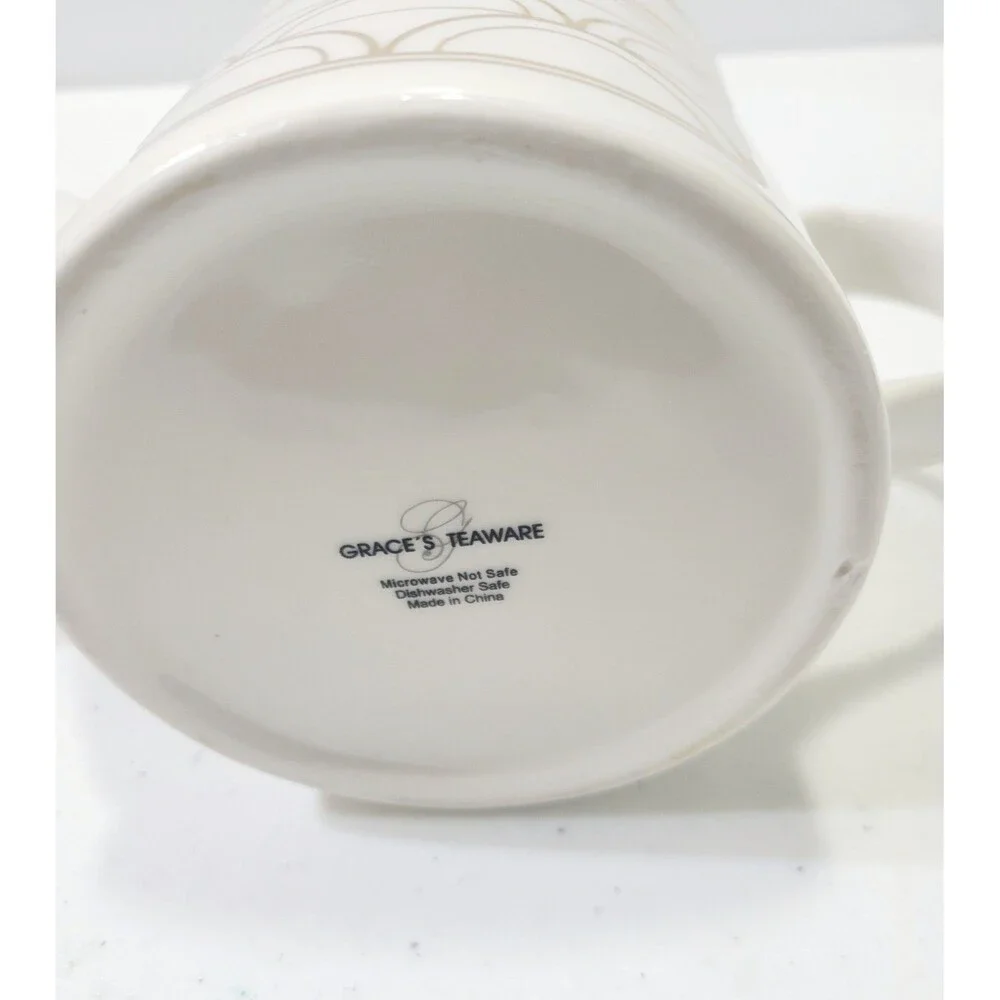 Grace's Teaware Onion Dome Gold White Teapot